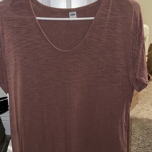 Old Navy Women's Scoop Neck Short Sleeve Top - Mauve